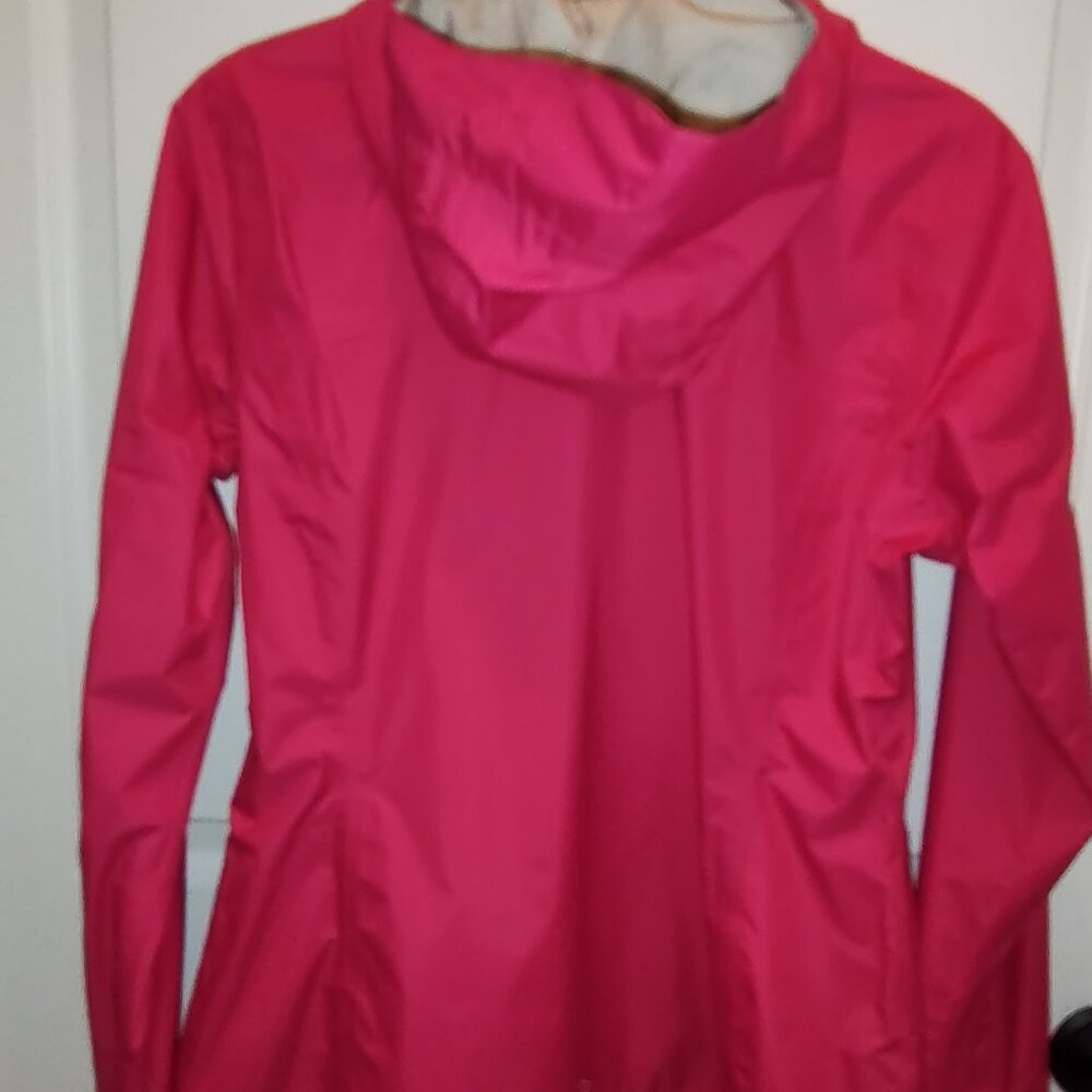 COLUMBIA ARCADIA II NYLON PARKA OMNI TECH FABRIC REPELS WATER CORAL PINK S/P - Picture 2 of 4
